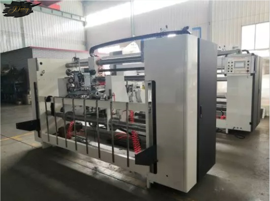 Semi-auto Double Piece Corrutated Paper Stitching Package Machine